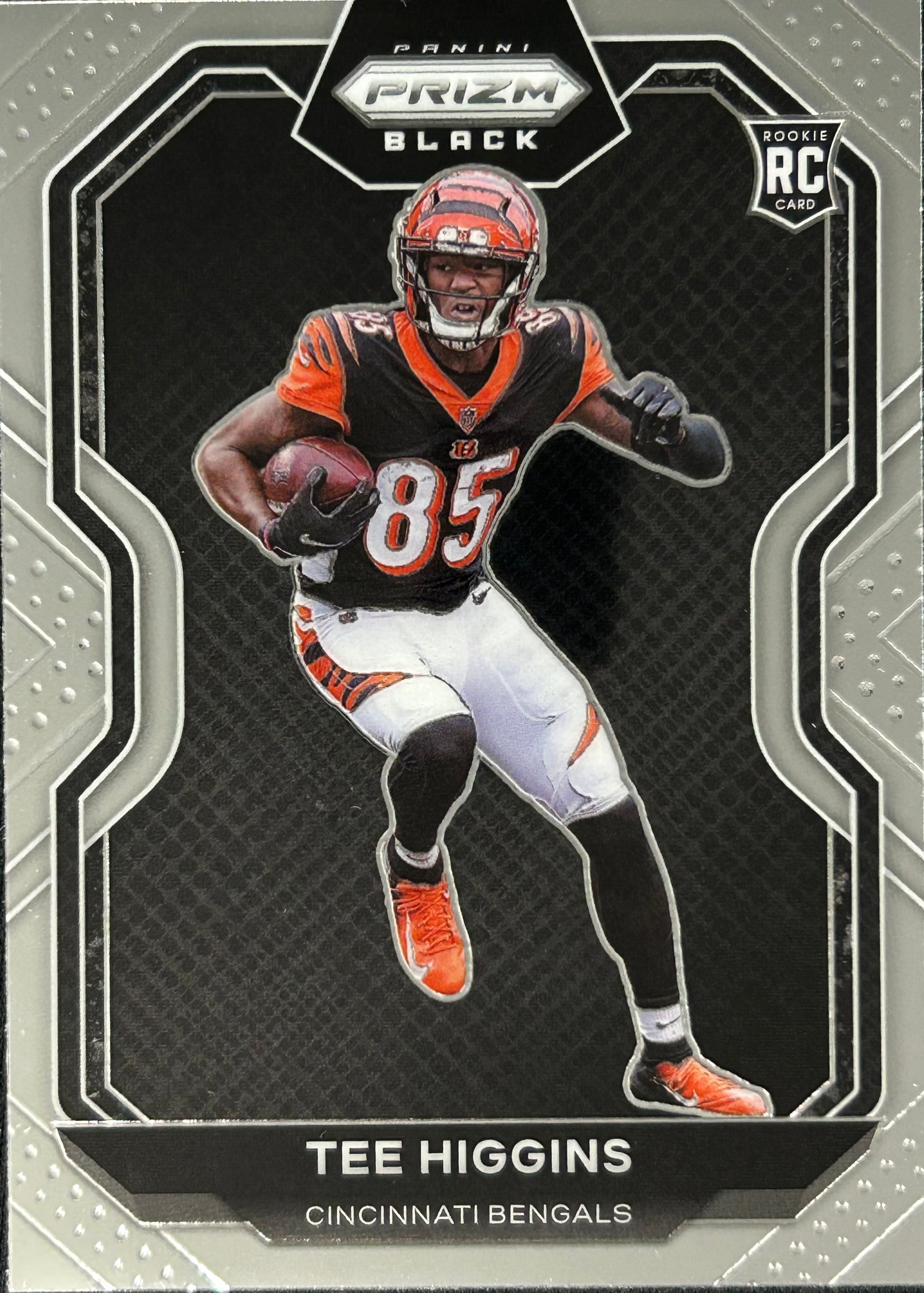 Tee Higgins Prizm Black Rookie Bengals Sports Card