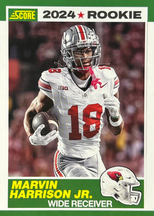 Marvin Harrison Jr. Score 2024 Rookie Cardinals