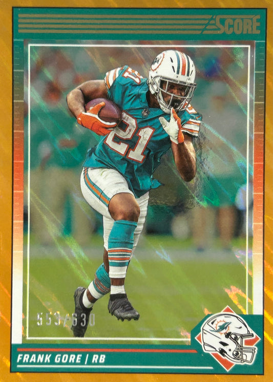 Frank Gore Score /630 Dolphins
