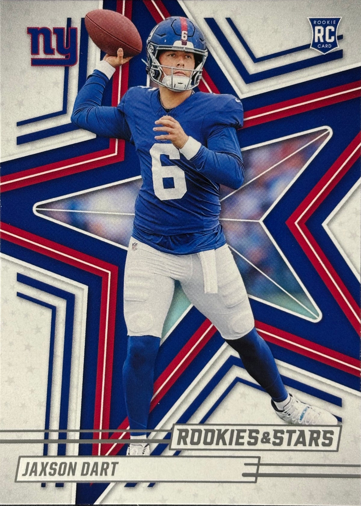 Jaxson Dart Rookies & Stars Giants Sports Card