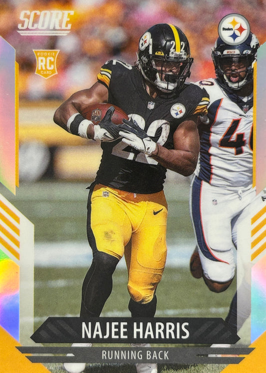 Najee Harris Score Silver Rookie Steelers