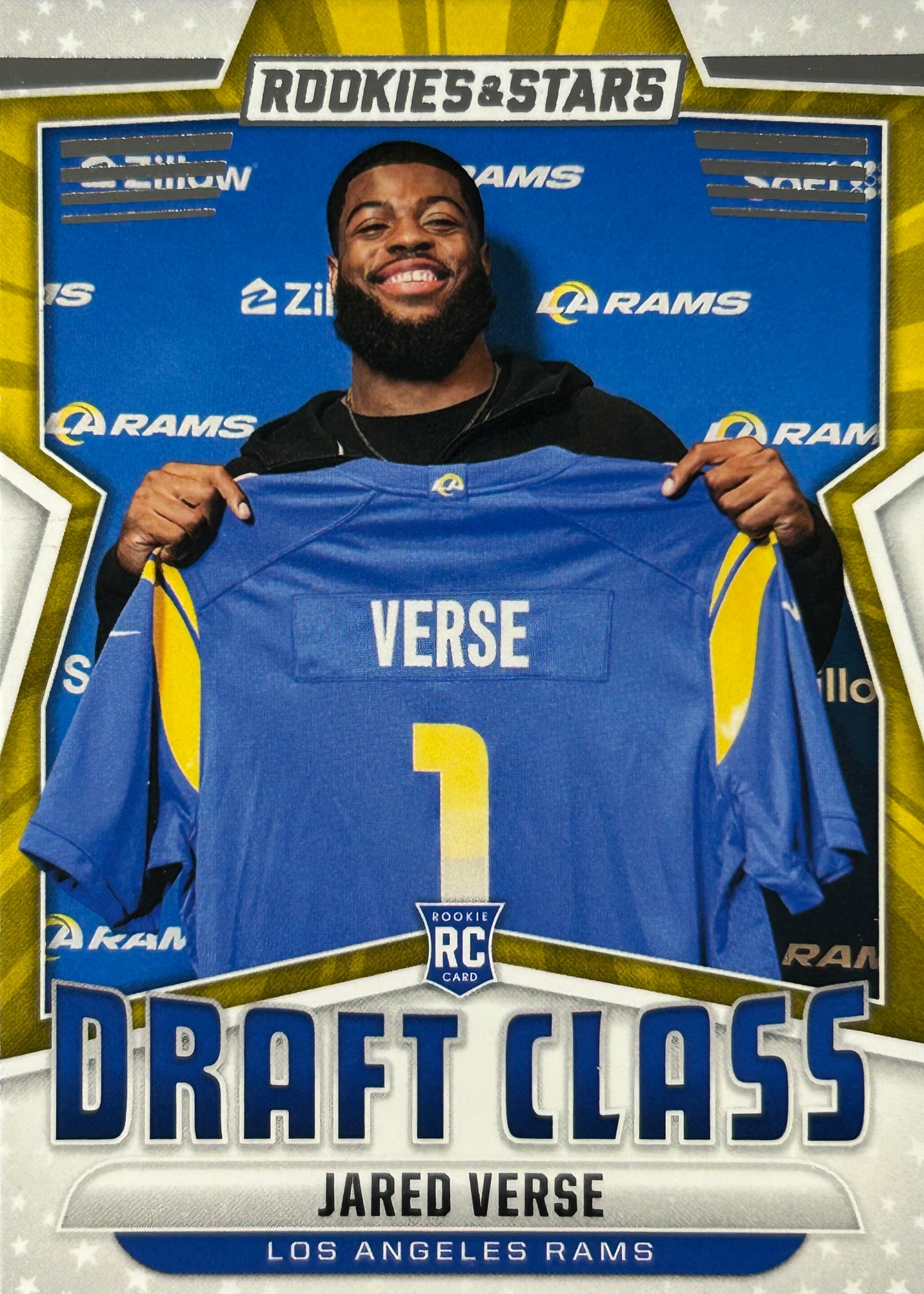 Jared Verse Draft Class Rookie Rams Sports Card