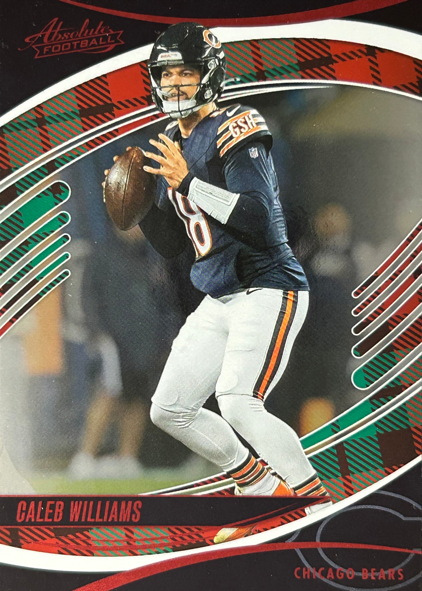 Caleb Williams Absolute Holiday Bears Sports Card