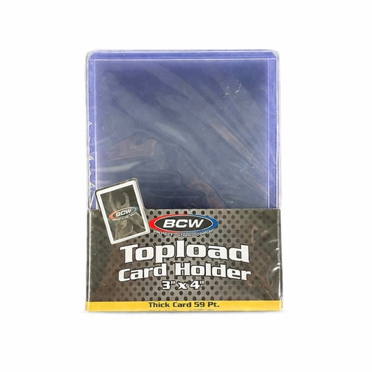 25 BCW 59pt. Toploader Card Holder - Toploaders