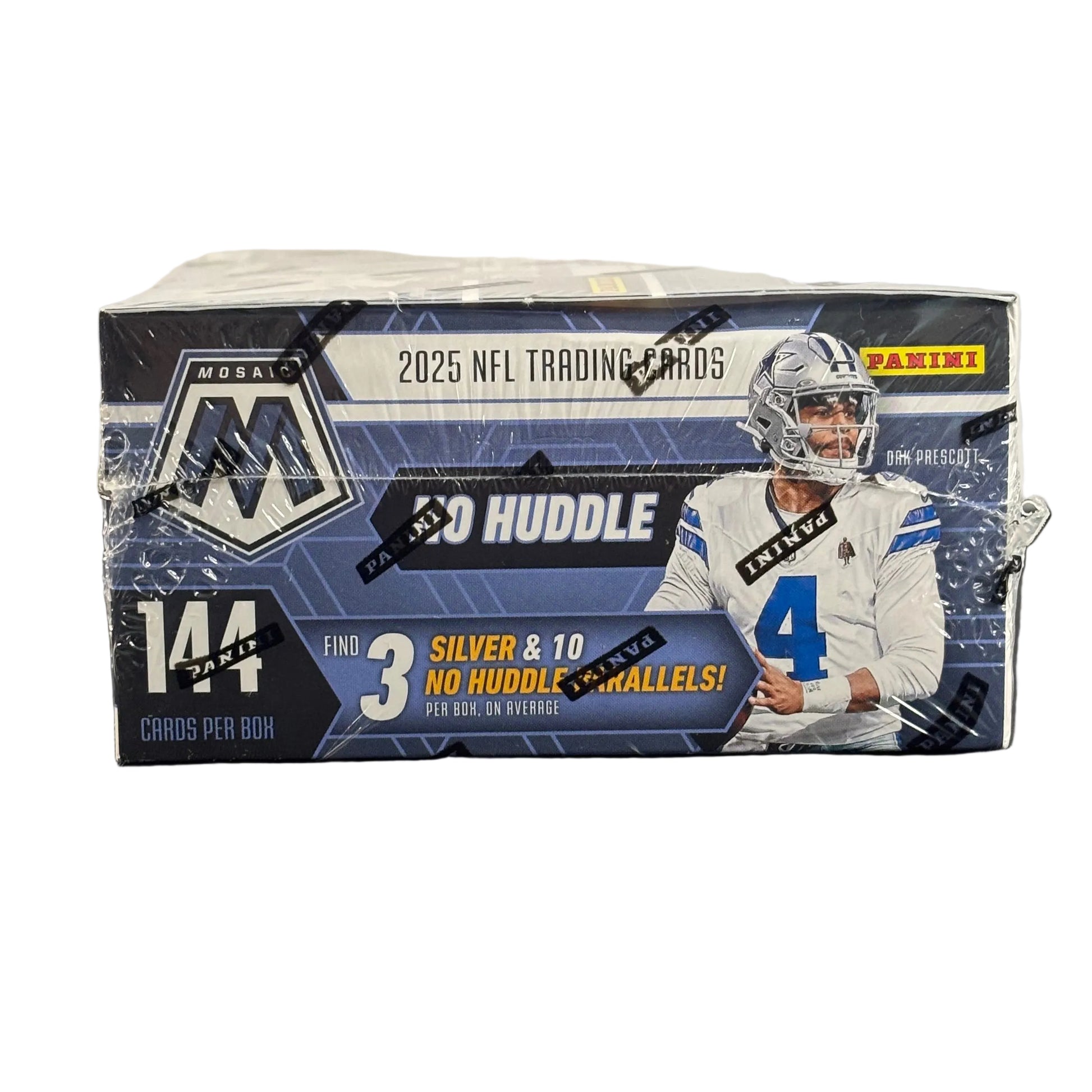 2025 Panini Mosaic No Huddle Box NFL (1 Auto + 10 No Huddle Parallels) Sports Card