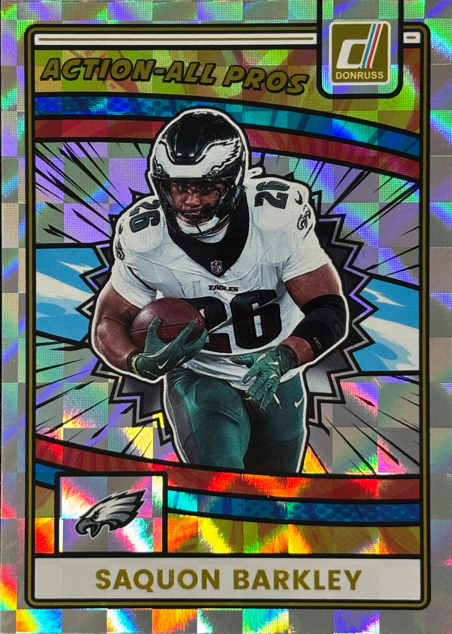 Saquon Barkley Action-All Pro Eagles