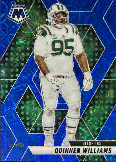 Quinnen Williams Mosaic Blue Scope Jets
