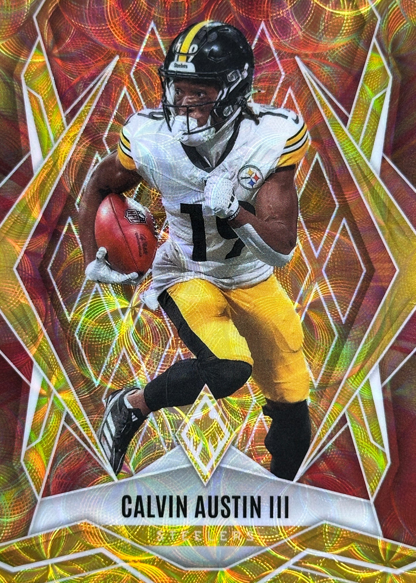 Calvin Austin III Phoenix Fire Burst /350 Pittsburgh Steelers