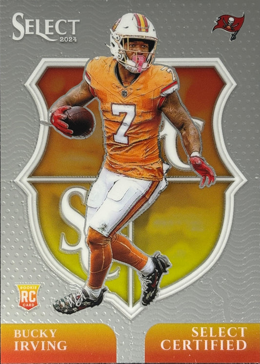 Bucky Irving Select Certified Rookie Buccaneers