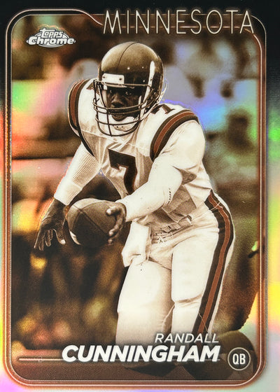 Randall Cunningham Topps Chrome Sepia Vikings
