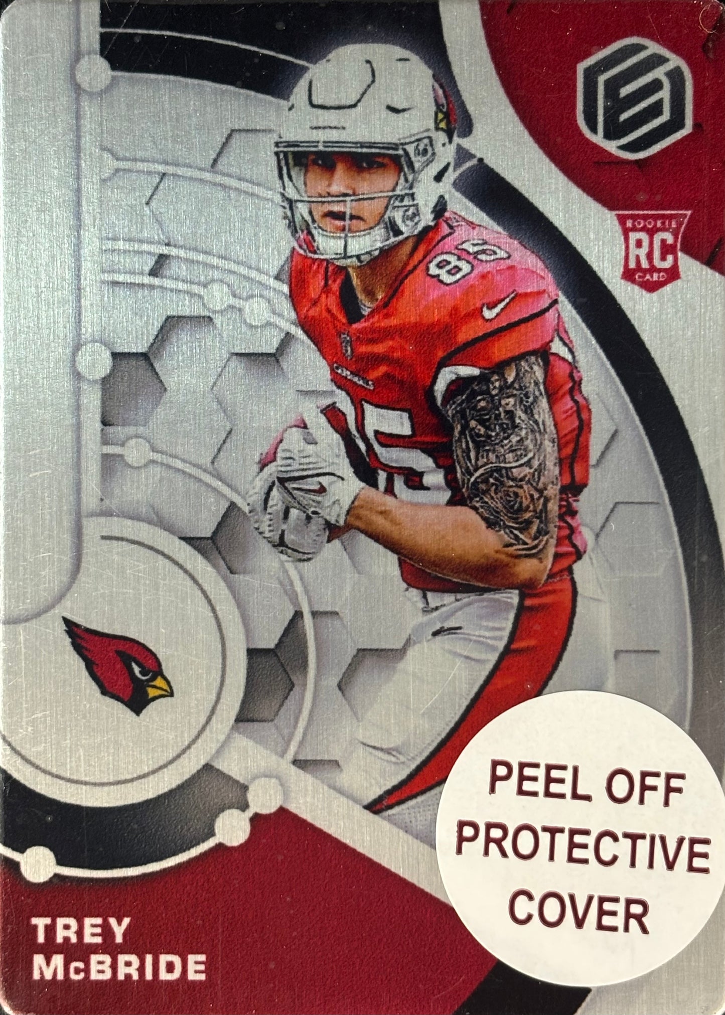 Trey McBride Plates & Patches Metal /99 Rookie Cardinals