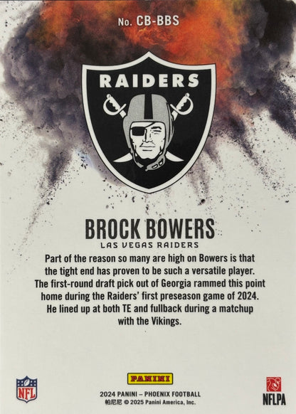 *Damaged* Brock Bowers Phoenix Color Blast Rookie Raiders