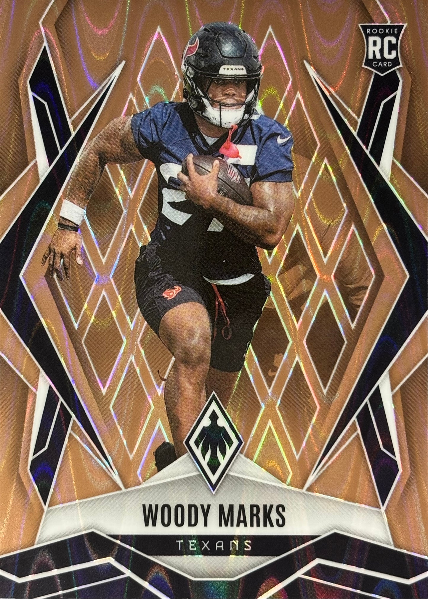 Woody Marks Phoenix Bronze Seismic /15 Rookie Texans