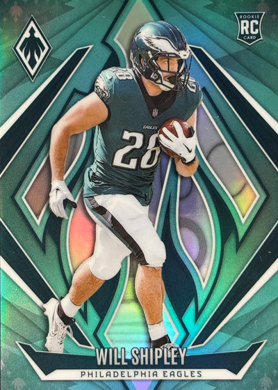 Will Shipley Phoenix Teal /28 Rookie Eagles