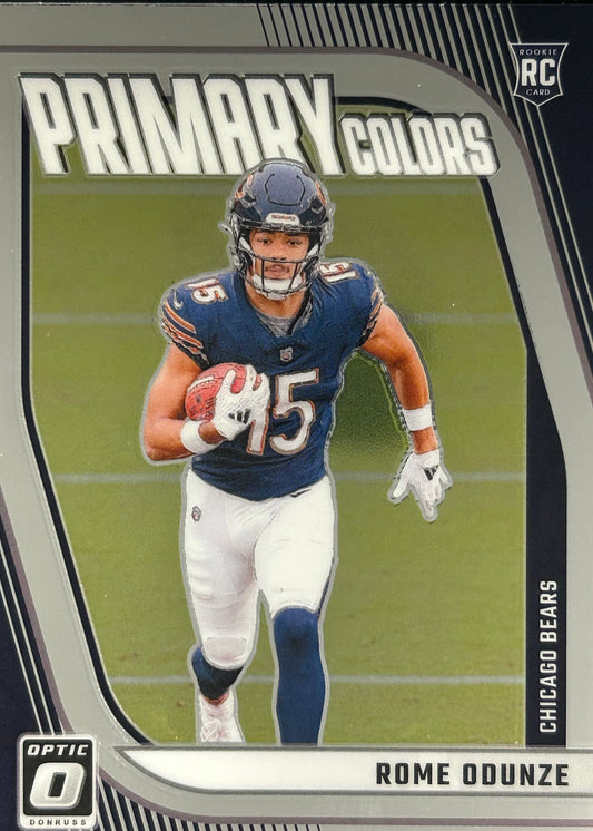 Rome Odunze Optic Primary Colors Rookie Bears