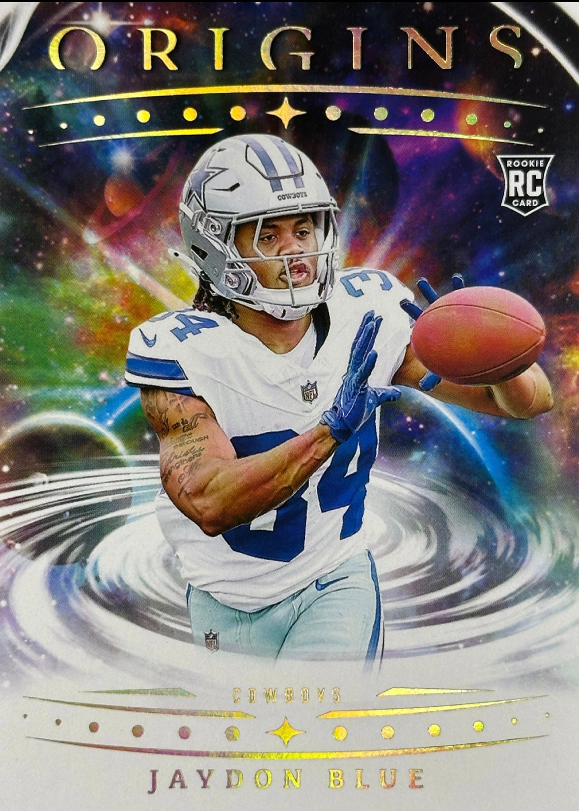Jaydon Blue Origins Rookie Cowboys Sports Card