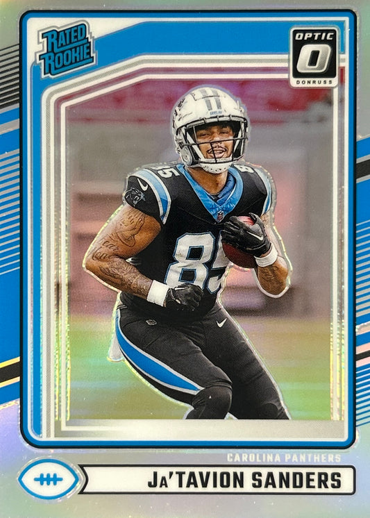 Ja’Tavion Sanders Optic Holo Rookie Panthers