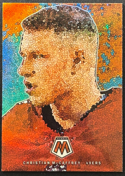 *Damaged* Christian McCaffrey 2023 Mosaic Micro Mosaic 49ers