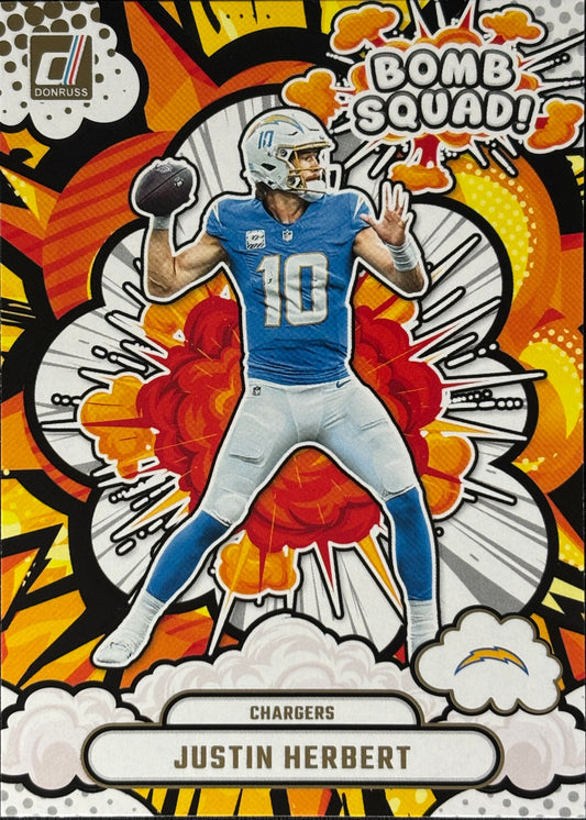 Justin Herbert Bomb Squad Rookie Chargers