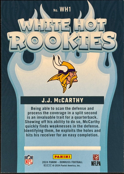 JJ McCarthy White Hot Rookies