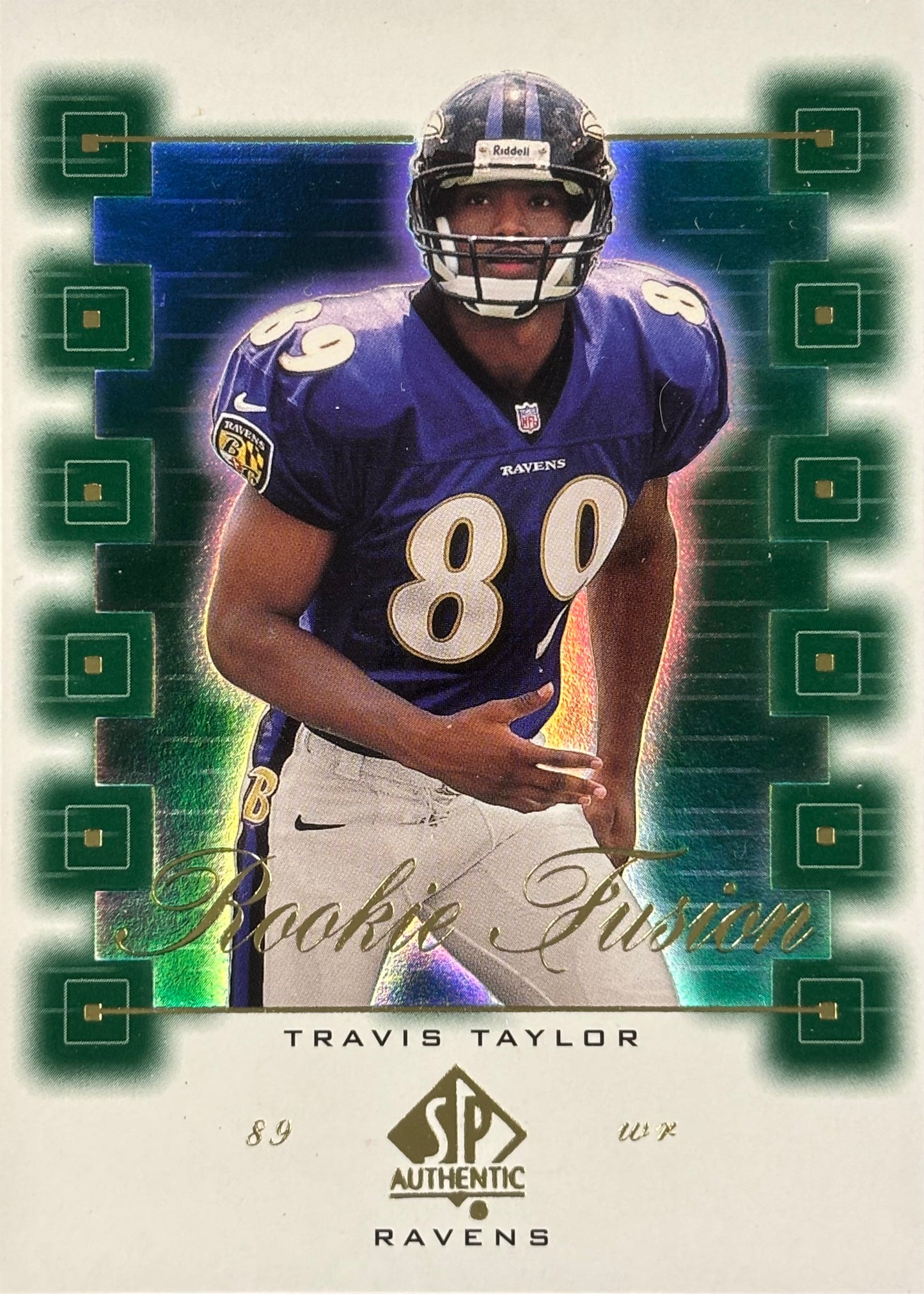 Travis Taylor Rookie Fusion Ravens