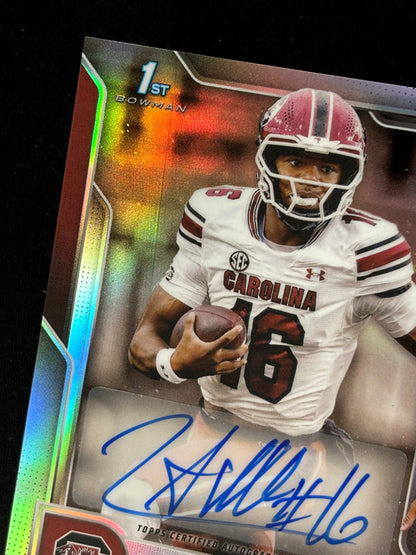 *Damaged* LaNorris Sellers Bowman U Chrome Refractor Auto /299