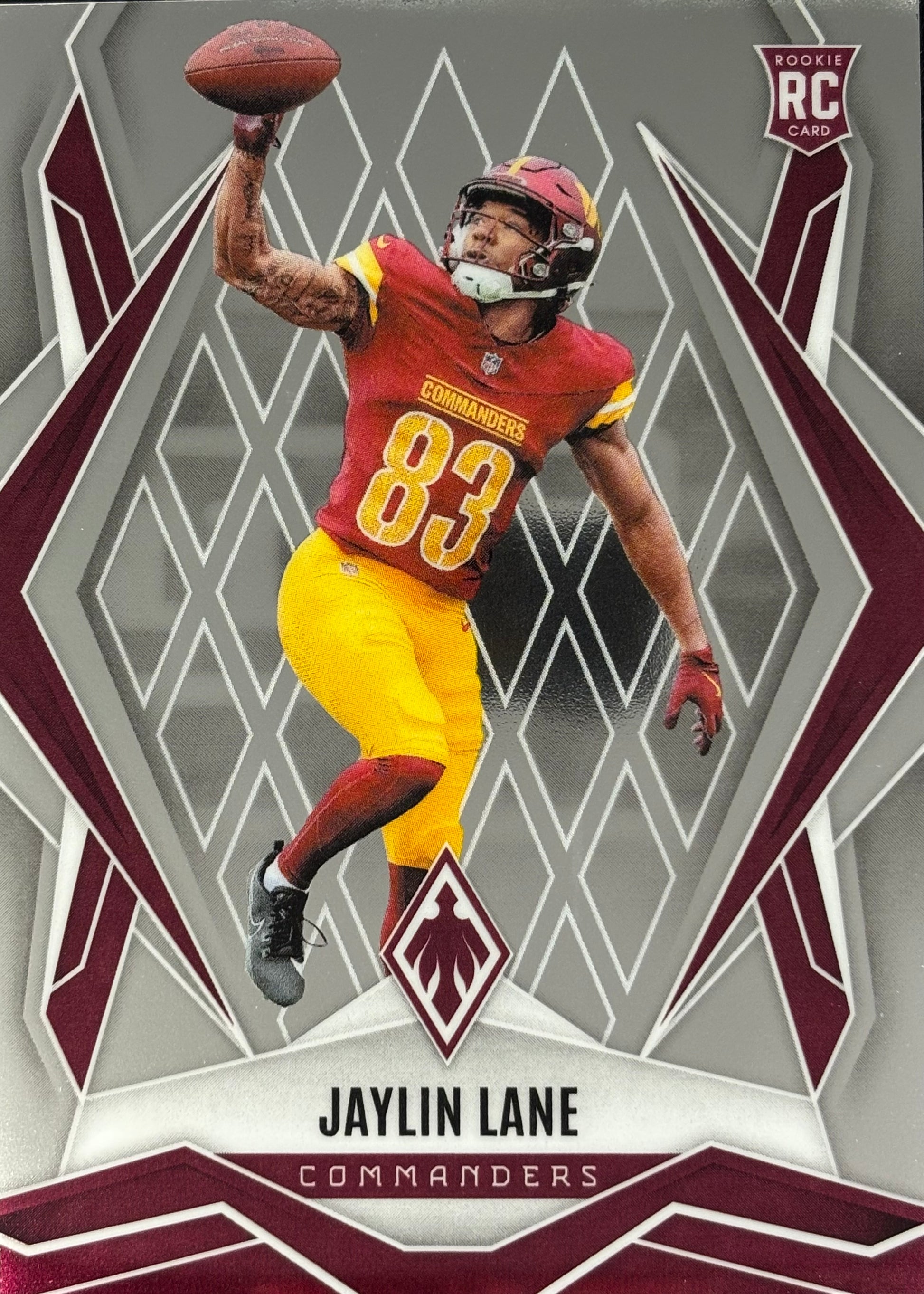 Jaylin Lane Phoenix Rookie Commanders Sports Card