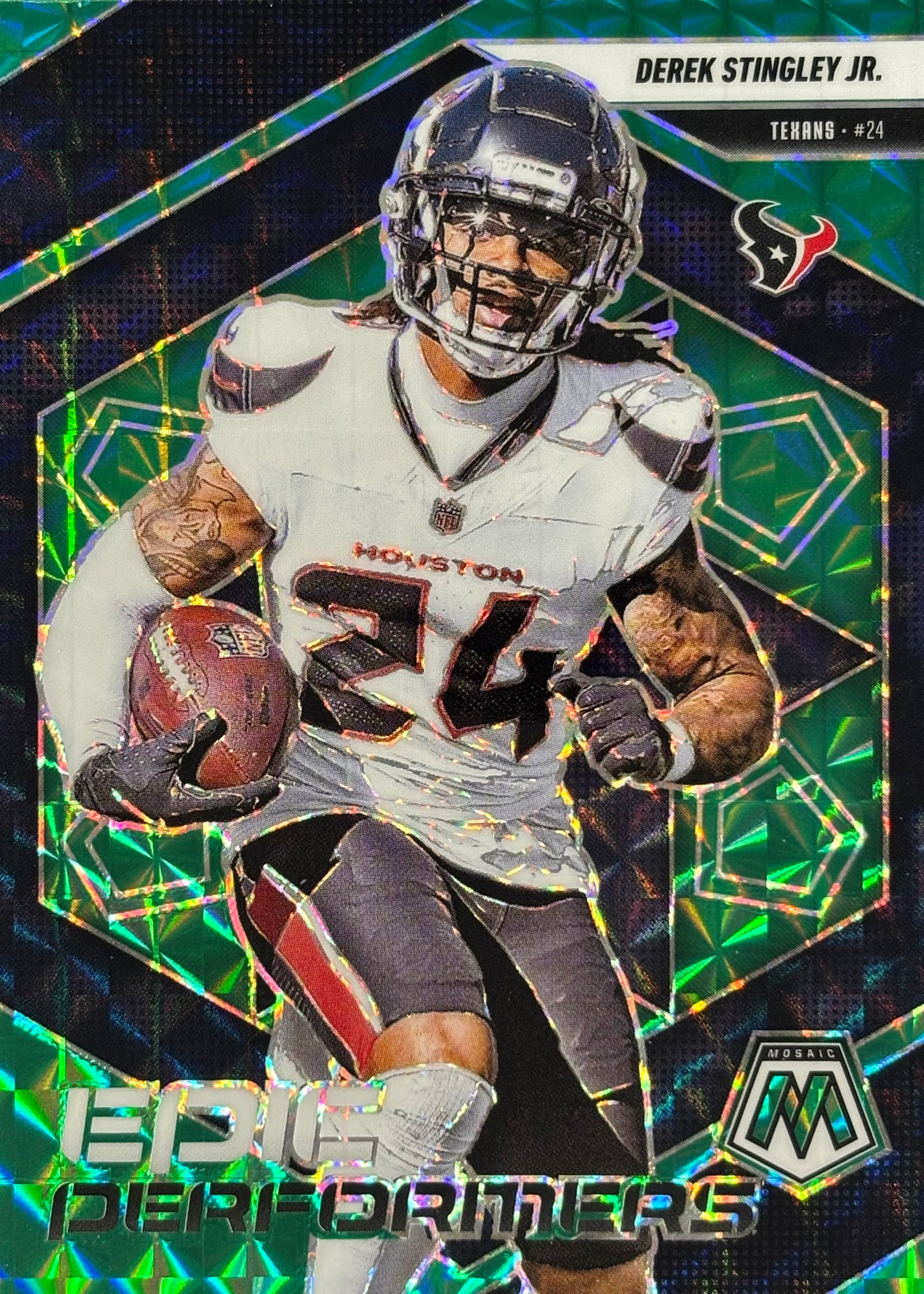 Derek Stingley Jr. Epic Performers Green Texans