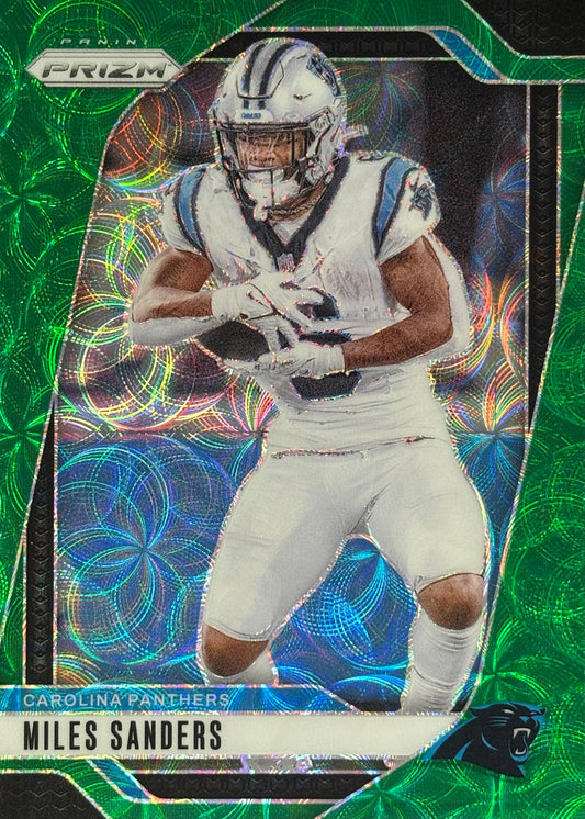 Miles Sanders Prizm Green Scope /75 Panthers