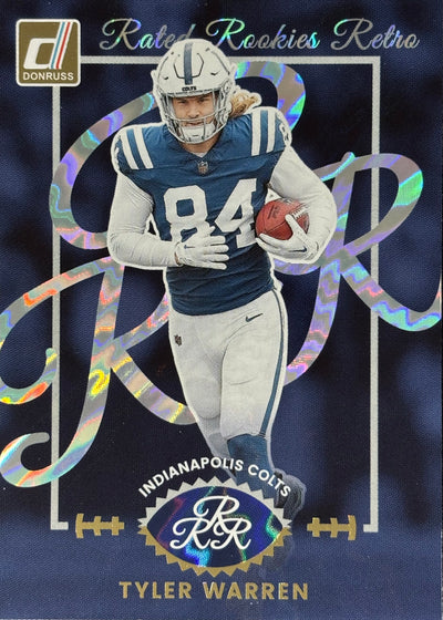 Tyler Warren Rated Rookie Retro Colts Sports Card