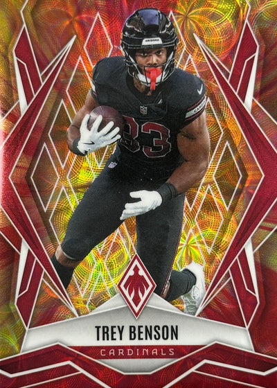 Trey Benson Phoenix Fire Burst /350 Arizona Cardinals