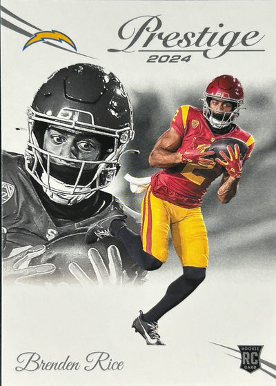 Brenden Rice Prestige Rookie Chargers