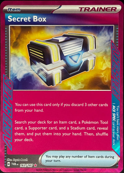 Secret Box Masquerade Twilight Holo Pokémon 163/167