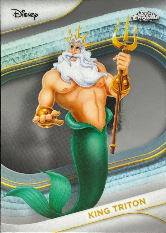 King Triton Topps Chrome Disney