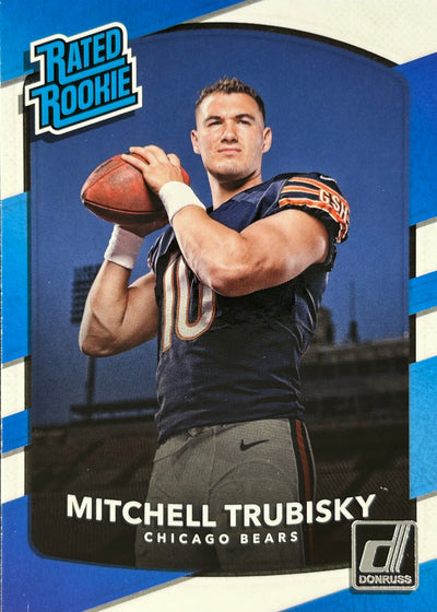 Mitchell Trubisky Donruss Rated Rookie Bears Bills