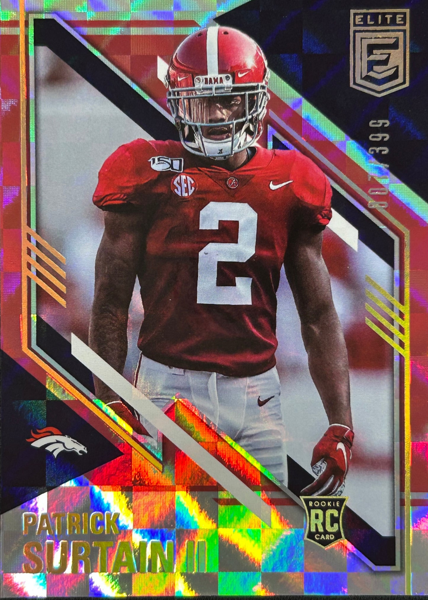Patrick Surtain II Elite /399 Rookie Broncos