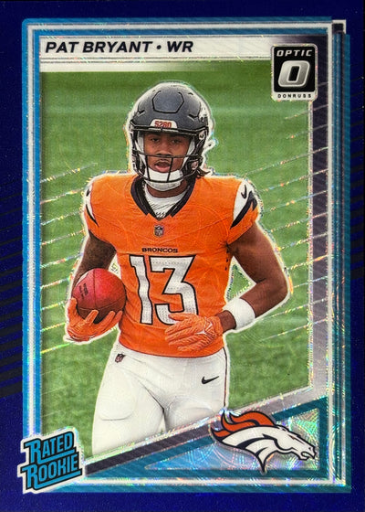 Pat Bryant Optic Preview Blue Scope Rookie Broncos