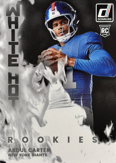 Abdul Carter White Hot Rookies Giants