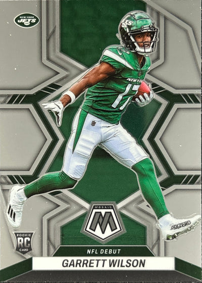 Garrett Wilson Mosaic Rookie Jets Sports Card