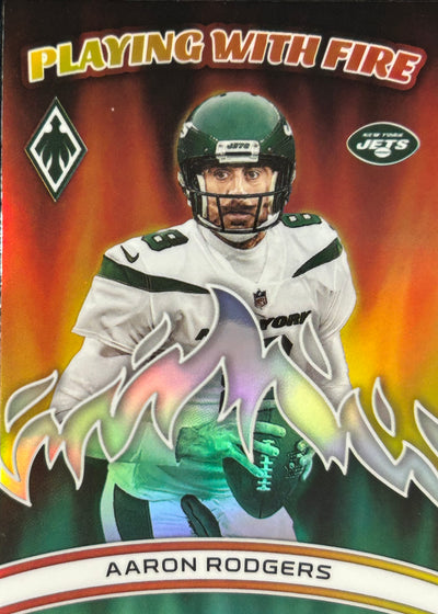 Aaron Rodgers Playing With Fire Silver Jets Steelers