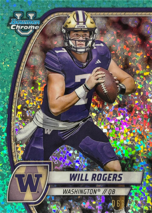Will Rogers Bowman U Chrome /275