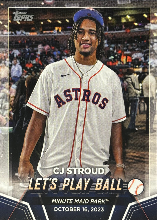 CJ Stroud Let’s Play Ball Texans