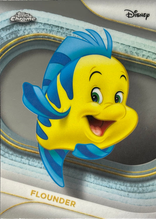 Flounder Topps Chrome Disney