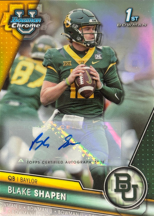 Blake Shapen Bowman U Chrome Auto /499