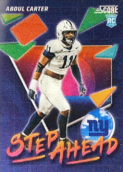 Abdul Carter Score Step Ahead Rookie Giants