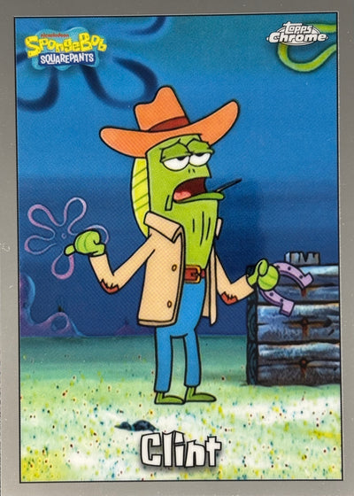 Clint Topps Chrome SpongeBob