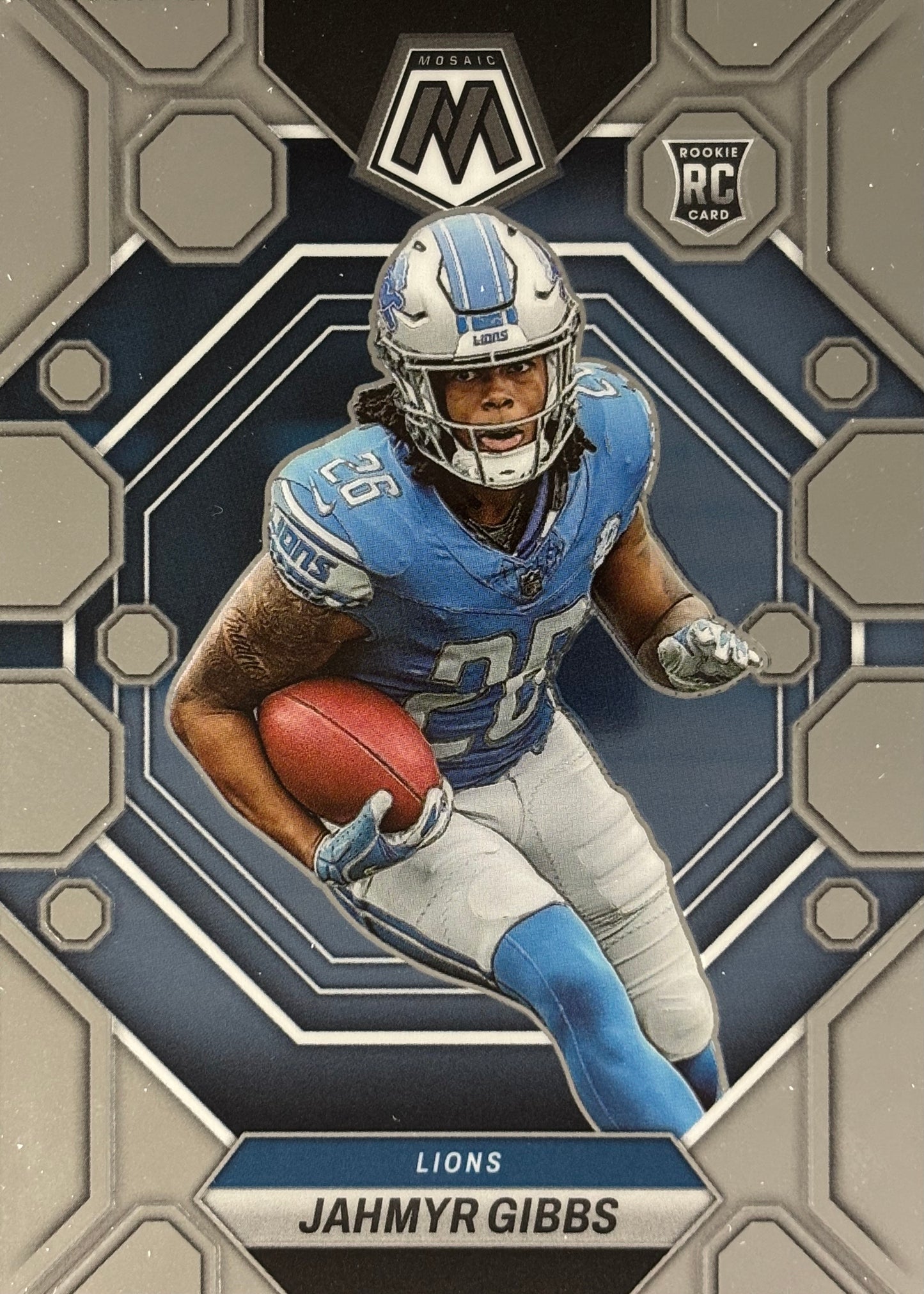 Jahmyr Gibbs Mosaic Rookie Lions