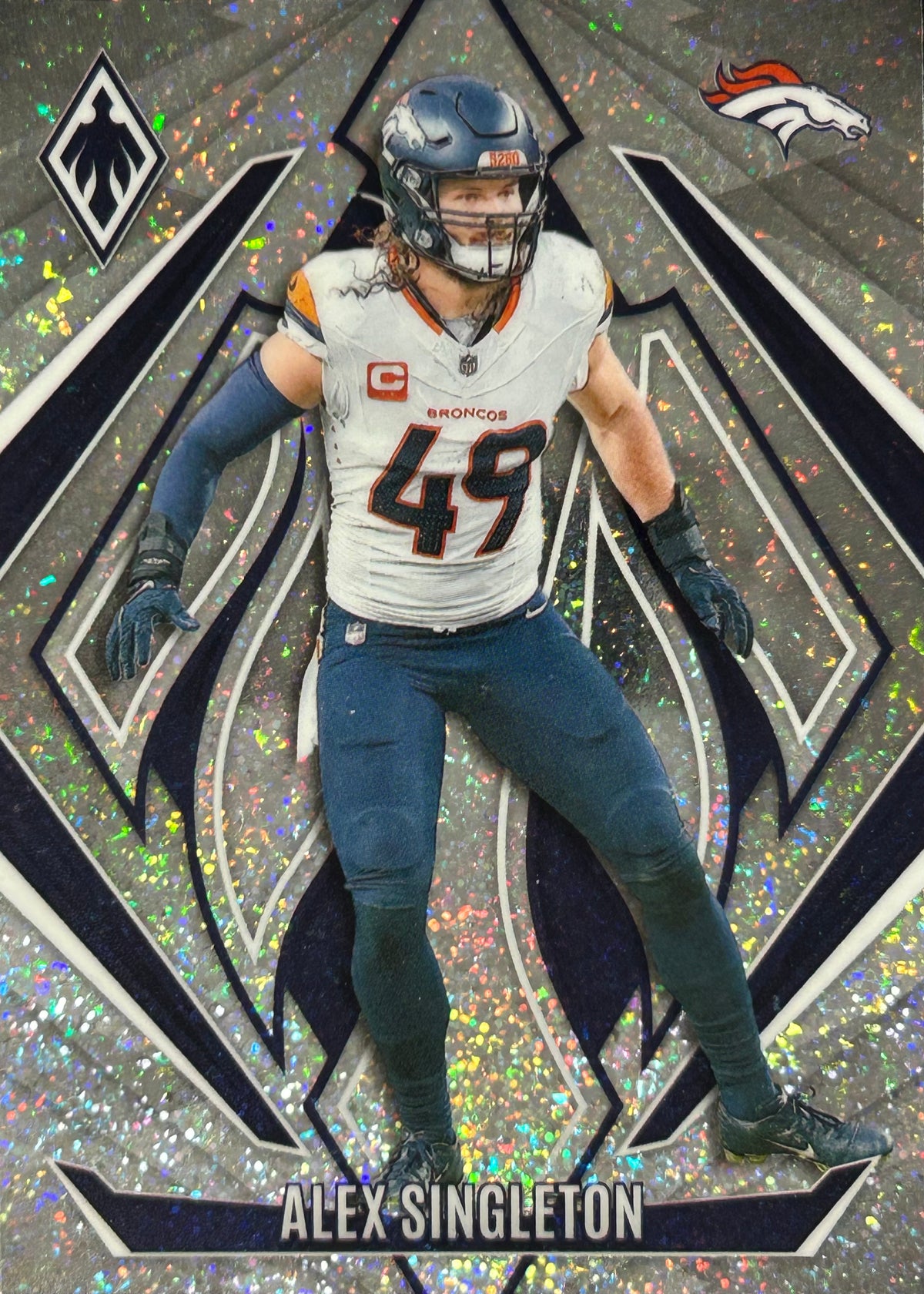 Alex Singleton Phoenix International Glitter Broncos Sports Card