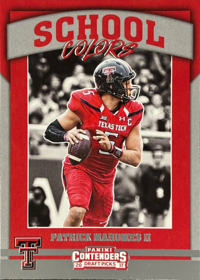 Patrick Mahomes II School Colors Rookie Chiefs