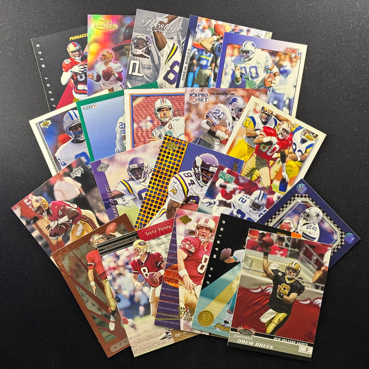 20x Hall of Fame Football Card Value Lot #1